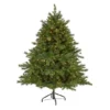 6ft. Pre-Lit Wyoming Mixed Pine Artificial Christmas Tree, Clear LED Lights