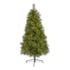 5ft. Pre-Lit Golden Tip Washington Pine Artificial Christmas Tree, Clear LED Lights