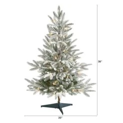 3ft. Pre-Lit Manchester Spruce Artificial Christmas Tree, Clear LED Lights 15 3ft. Pre-Lit Manchester Spruce Artificial Christmas Tree, Clear LED Lights -Northlight Sale Store D256158S 2