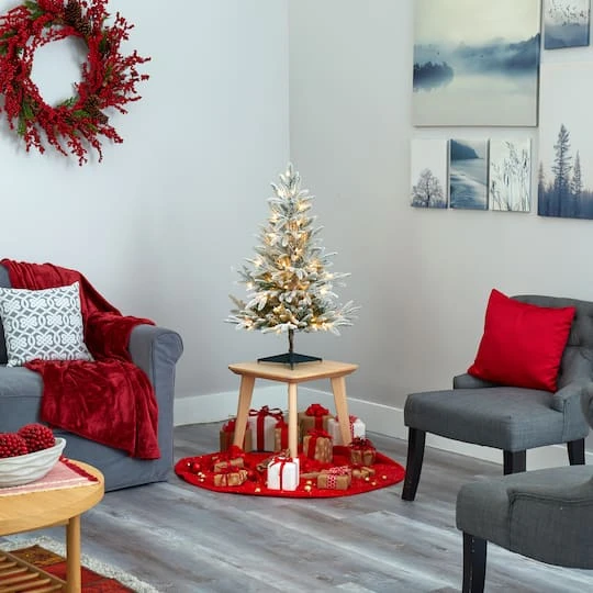 3ft. Pre-Lit Manchester Spruce Artificial Christmas Tree, Clear LED Lights 7 3ft. Pre-Lit Manchester Spruce Artificial Christmas Tree, Clear LED Lights - Image 7