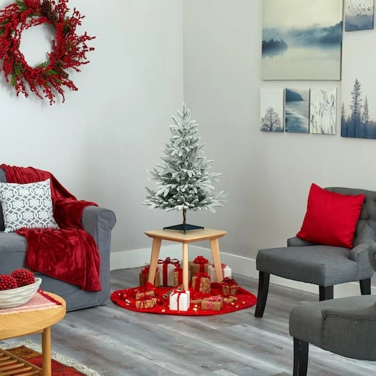 3ft. Pre-Lit Manchester Spruce Artificial Christmas Tree, Clear LED Lights 6 3ft. Pre-Lit Manchester Spruce Artificial Christmas Tree, Clear LED Lights - Image 6