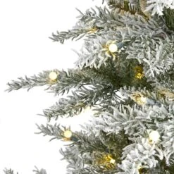 6.5ft. Pre-Lit Nova Scotia Spruce Artificial Christmas Tree, Warm White LED Lights -Northlight Sale Store D256163S 3