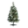 3ft. Pre-Lit British Columbia Mountain Pine Artificial Christmas Tree, Clear LED Lights