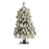 2ft. Pre-Lit Grand Alpine Artificial Christmas Tree, Clear LED Lights