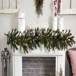5ft. Pine & Pinecone Garland -Northlight Sale Store D292865S 14