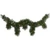 9ft. Pre-Lit Hanging Icicle Berries & Pinecones Christmas Garland, Multicolor LED Lights
