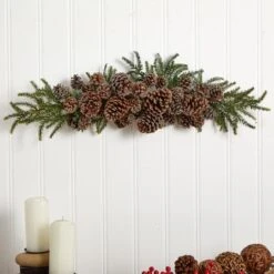 28" Iced Pinecone Swag -Northlight Sale Store D292893S 13