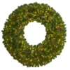 5ft. Pre-Lit Pine & Pinecone Artificial Christmas Wreath