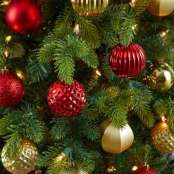 101ct. 2" Red & Gold Shatterproof Ball Ornaments -Northlight Sale Store D322174S 5