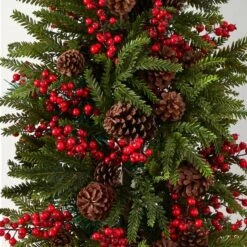 3ft. Unlit Pine & Berry Artificial Christmas Tree 7 3ft. Unlit Pine & Berry Artificial Christmas Tree -Northlight Sale Store D322434S 13