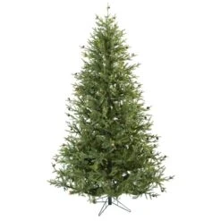7.5ft. Pre-Lit Classic Pine & Pinecone Artificial Christmas Tree, Clear Lights -Northlight Sale Store D322450S 13