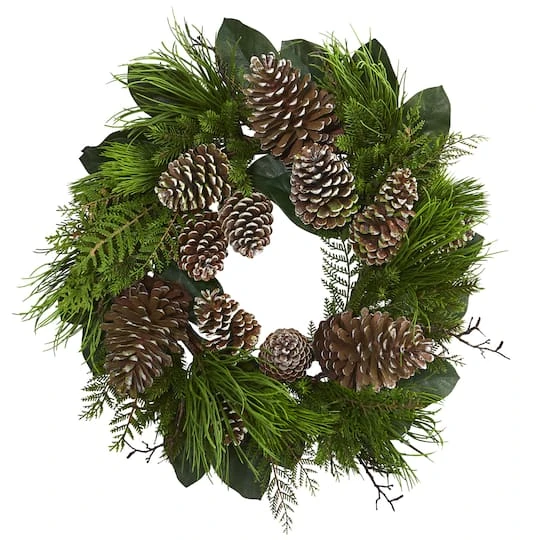 2.3ft. Pinecone & Pine Wreath 2 2.3ft. Pinecone & Pine Wreath - Image 2