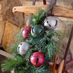 Haute Decor 6ct. 3.5" Assorted Jingle Bell Ornaments 5 Haute Decor 6ct. 3.5" Assorted Jingle Bell Ornaments -Northlight Sale Store D348961S 2