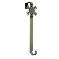 Haute Decor Antique Brass Snowflake Adjustable Wreath Hanger