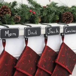 Original MantleClip® With Black Chalkboard Icons, 4ct. -Northlight Sale Store D349362S 2