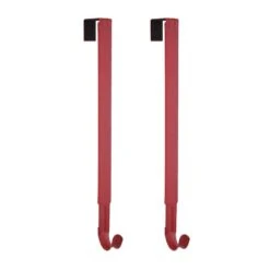 Haute Decor Adapt™ Red Adjustable Wreath Hanger, 2ct.