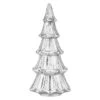 Haute Decor 14" Silver Pre-Lit Mercury Glass Christmas Tree