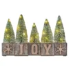 Haute Decor Lighted JOY Christmas Wood Blocks
