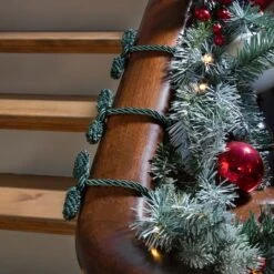 Haute Decor 16" Green Decorative Twist Ties, 6ct. 5 Haute Decor 16" Green Decorative Twist Ties, 6ct. -Northlight Sale Store D349485S 2