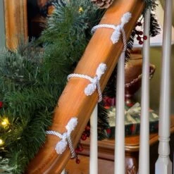 Haute Decor 16" White Decorative Twist Ties, 6ct. 5 Haute Decor 16" White Decorative Twist Ties, 6ct. -Northlight Sale Store D349495S 2