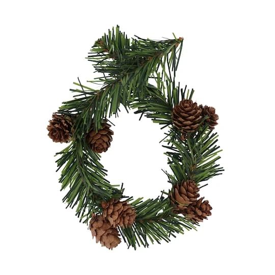 Haute Decor GarlandTies 14" Noble Pine Ties With Pinecones, 20ct. 1 Haute Decor GarlandTies 14" Noble Pine Ties With Pinecones, 20ct.