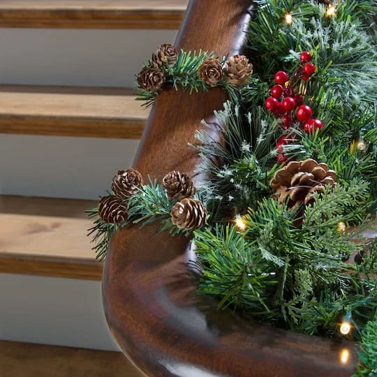 Haute Decor GarlandTies 14" Noble Pine Ties With Pinecones, 20ct. 3 Haute Decor GarlandTies 14" Noble Pine Ties With Pinecones, 20ct. - Image 3