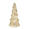 Gold Lighted Faux Mercury Glass Tabletop Tree