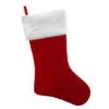 Haute Decor HangRight™ 20" Deluxe Red & White Fur Cuff Stocking, 2ct.
