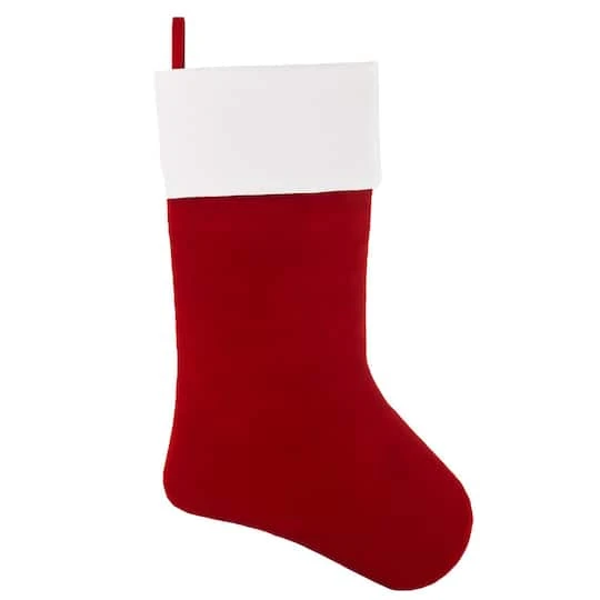 Haute Decor HangRight™ 20" Premium Red & White Stocking, 4ct. 1 Haute Decor HangRight™ 20" Premium Red & White Stocking, 4ct.