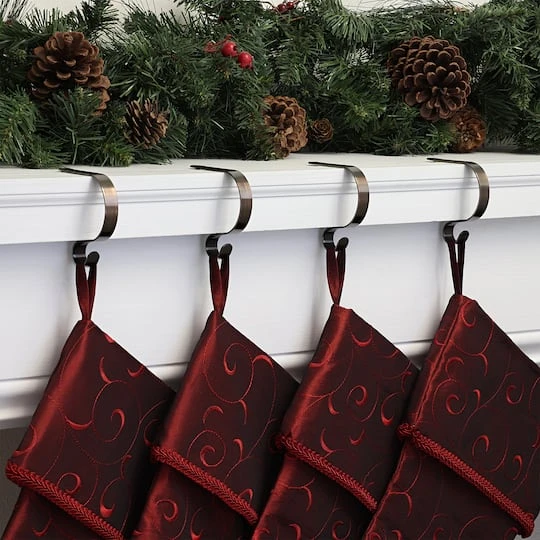 Haute Decor Pewter MantleClip Jr., 4ct. 3 Haute Decor Pewter MantleClip Jr., 4ct. - Image 3