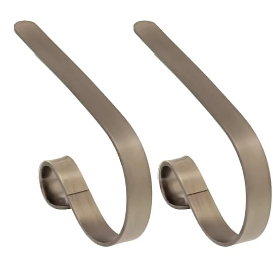 Original MantleClip® Pewter Stocking Holders, 2ct. 1 Original MantleClip® Pewter Stocking Holders, 2ct.