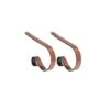 Original MantleClip® Brushed Copper Stocking Holders, 2ct.