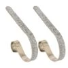 Original MantleClip® Silver Glitter Stocking Holders, 2ct.