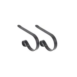 Original MantleClip® Matte Black Stocking Holders, 2ct.