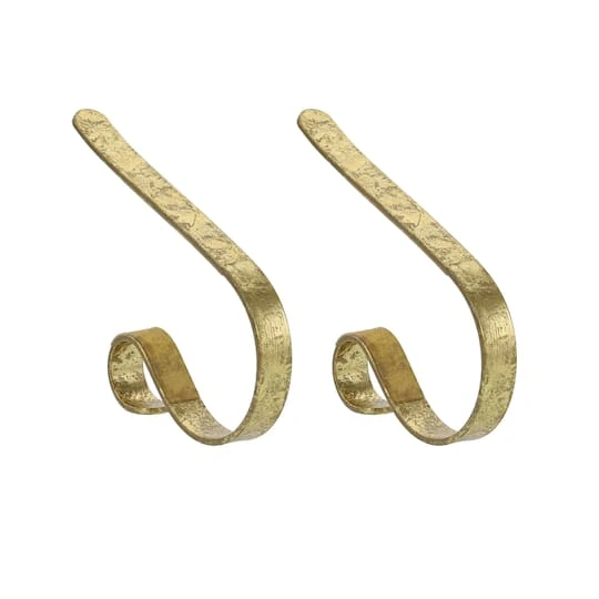 Original MantleClip® Gold Foil Stocking Holders, 2ct. 1 Original MantleClip® Gold Foil Stocking Holders, 2ct.