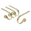 Original MantleClip® Brass Stocking Holders, 4ct.