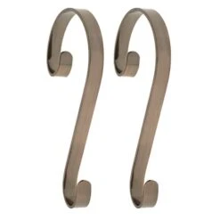 Haute Decor Stocking Scroll® Oil-Rubbed Bronze Stocking Holders, 2ct.