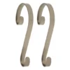 Haute Decor Stocking Scroll® Pewter Stocking Holders, 2ct.