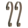 Haute Decor Stocking Scroll® Holly Embossed Oil-Rubbed Bronze Stocking Holders, 2ct.