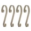 Haute Decor Stocking Scroll® Pewter Stocking Holders, 4ct.