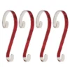 Haute Decor Stocking Scroll® Red Glitter Stocking Holders, 4ct.