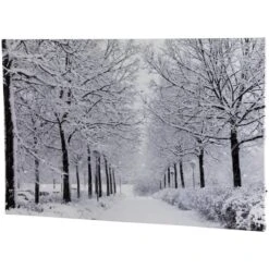 Northlight Fiber Optic Lighted Snowfall Winter Lane Christmas Canvas Wall Art 10 Northlight Fiber Optic Lighted Snowfall Winter Lane Christmas Canvas Wall Art -Northlight Sale Store D361833S 11