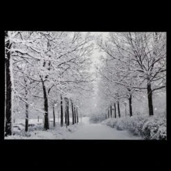 Northlight Fiber Optic Lighted Snowfall Winter Lane Christmas Canvas Wall Art 11 Northlight Fiber Optic Lighted Snowfall Winter Lane Christmas Canvas Wall Art -Northlight Sale Store D361833S 12