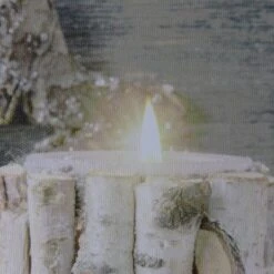 Northlight LED Lighted Country Rustic Winter Christmas Canvas Wall Art -Northlight Sale Store D361842S 2