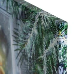 Northlight LED Lighted Snowy Window Pane And Candles Christmas Canvas Wall Art -Northlight Sale Store D361866S 12