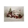 Northlight LED Lighted Merry Christmas Pepsi Cola Delivery Truck Canvas Wall Art