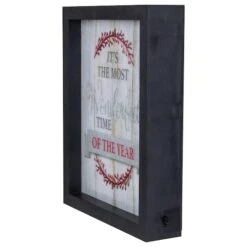 Northlight LED Lighted "Its The Most Wonderful Time Of The Year" Christmas Framed Wall Art -Northlight Sale Store D361879S 4