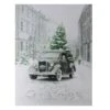 Northlight LED Lighted Ford Truck Merry Christmas Canvas Wall Art