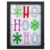 Northlight LED Lighted "HO HO HO" With Snowflakes Christmas Wall Art
