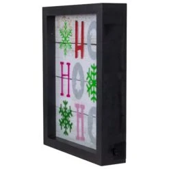 Northlight LED Lighted "HO HO HO" With Snowflakes Christmas Wall Art -Northlight Sale Store D361882S 5